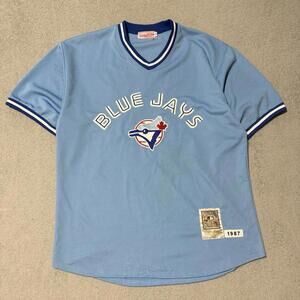 Mitchell & Ness 1987 Toronto Blue Jays Jersey Fielder #23 Men’s XL Light Blue